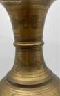 Large Brass Colored Animal Designs Vase image number 3