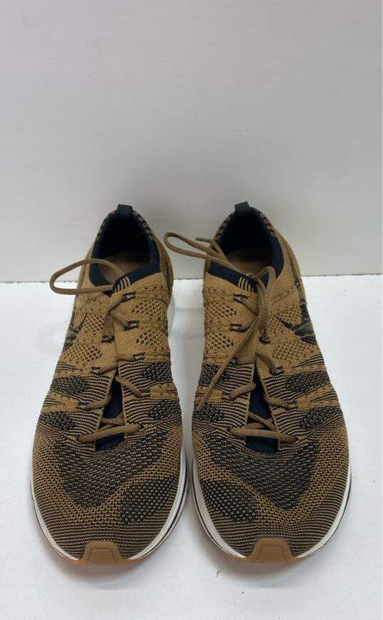 Nike Flyknit Trainer Golden Beige Gold Athletic Shoe Men 9 image number 6