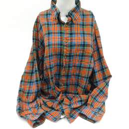 Vintage Brooks Brothers Long Sleeve Plaid Button Up Shirt Size Men's Large alternative image