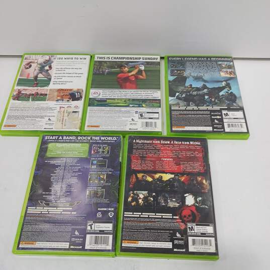 Bundle Of 5 Assorted Xbox 360 Games image number 2