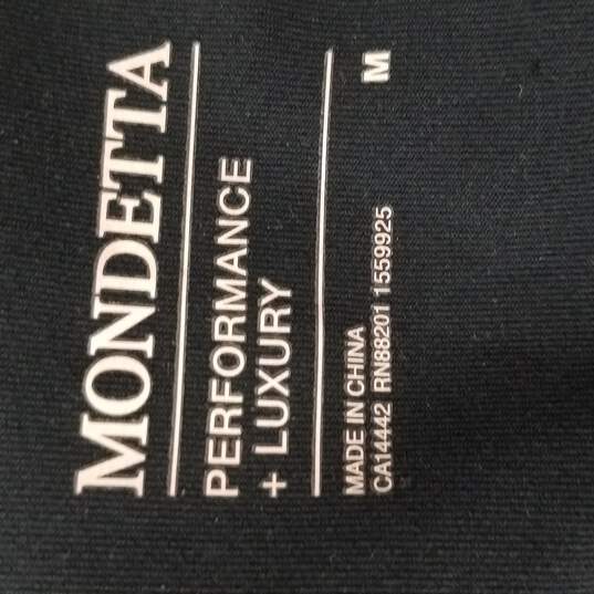 MONDETTA Performance + Luxury Athletic Leggings Black/Gray Womens