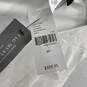 NWT Womens White Ruffle Short Sleeve V-Neck Back Zip Wrap Dress Size 20 image number 4