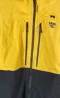 Montec Mens Yellow Black Long Sleeve Hooded Full-Zip Moss Ski Jacket Size Medium image number 3