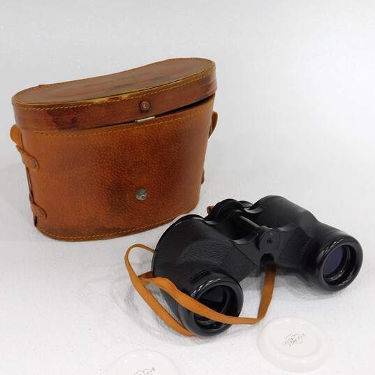 VTG Sans & Streiffe Sightseer No. 910 7x35 Binoculars w/ Caps & Leather Case image number 1