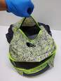 Youth The North Face Haystack Backpack Gray Lime Splatter Camo image number 3