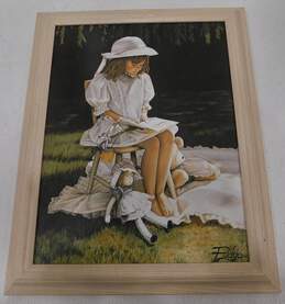 Artist Melinda 'Pudge' Byers Signed Afternoon Storytime Original Giclee Print