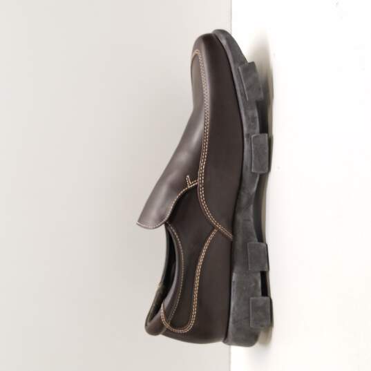 Donald J Pliner Men's Amstel Brown Leather Slip On Shoes Size 12 image number 1