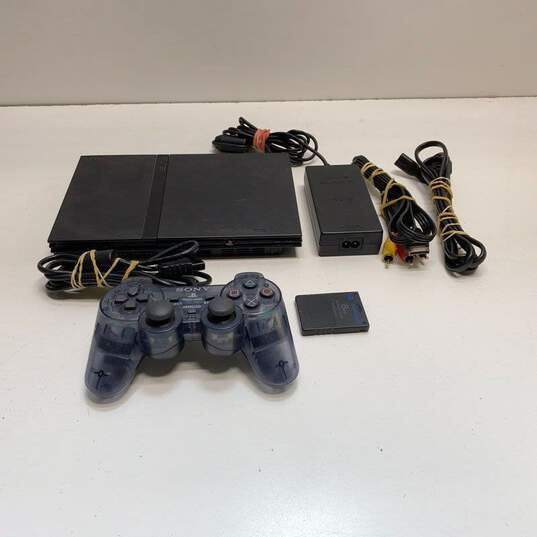 Sony Playstation 2 Slim SCPH-70012 Console - Black image number 1