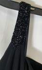 NWT Lauren Ralph Lauren Womens Black Beaded Off The Shoulder Maxi Dress Size 12 image number 3