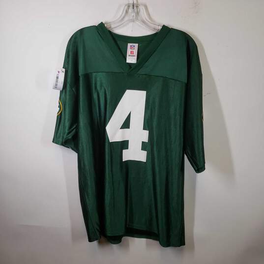Buy the Mens Brett Favre Short Sleeve Football-NFL Jersey Size Large