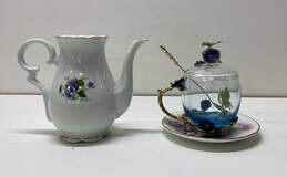 Lot of 3 Decorative Tea Accessories