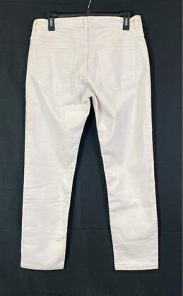 NWT Gant Rugger Womens Cream Straight Leg Corduroy Chino Pants Size 19 alternative image