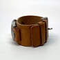 Designer Fossil JR-9009 Brown Leather Strap Analog Dial Quartz Wristwatch image number 3