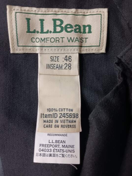 L.L.Bean Comfort Waist Chino Style Pants Size 46 - NWT image number 4