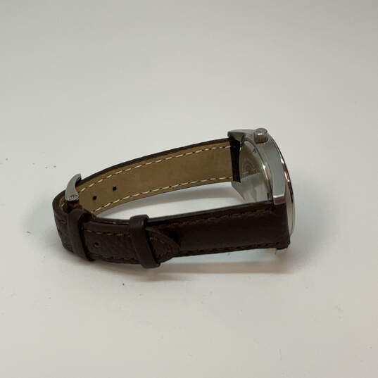 Designer Swiss Army Silver-Tone Victorinox Round Dial Analog Wristwatch image number 4