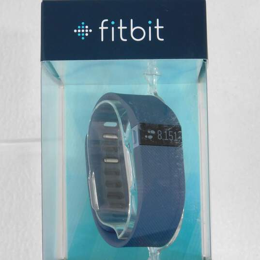 Sealed Fitbit Charge Wireless Activity Wristband Blue Large FB404SLL image number 3