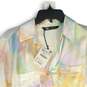 NWT Womens Multicolor Spread Collar Long Sleeve Button-Up Shirt Size XS image number 3