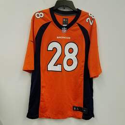 Mens Orange Denver Broncos Jamaal Charles #28 Football NFL Jersey Size L
