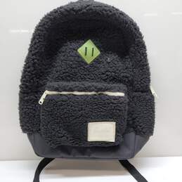 Herschel Sherpa Fur Backpack Black Washable School College Adjustable Unisex alternative image