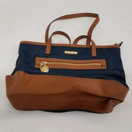 Michael Kors Navy Blue Nylon Shoulder Bag