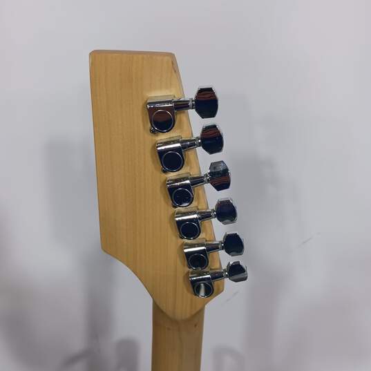 Custom Natural Wood Electric Guitar image number 5