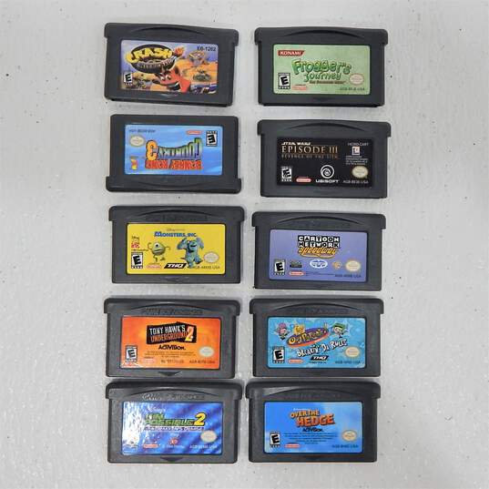 10 Ct. Game Boy Advance GBA Lot image number 1