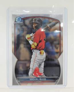 2023 Miguel Bleis Bowman Chrome Prospects Pre-Rookie Boston Red Sox