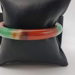 Multi Color Jade Bangle Bracelet 48.7g alternative image