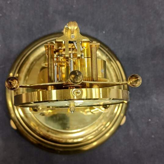 Vintage Kieninger & Obergfell Skelton Dome Clock with Key image number 7