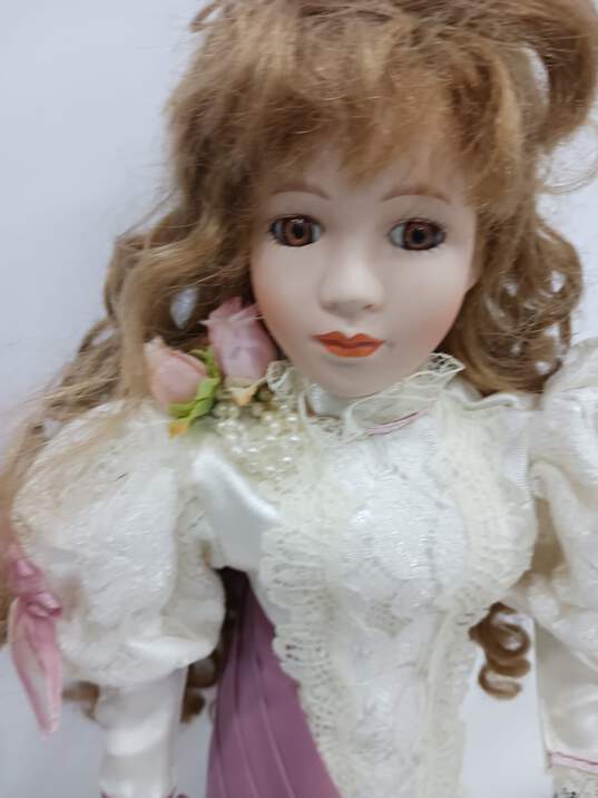 3PC Assorted Porcelain Doll Bundle image number 3