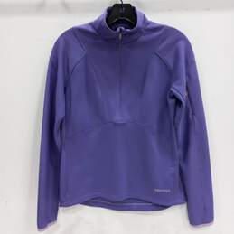 Marmot Women's Purple 1/2-Zip Activewear Pullover Size S/P