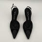 NIB Womens Wilma Black Pointed Toe Stiletto Heel Slingback Sandals Sz 7.5 M image number 3