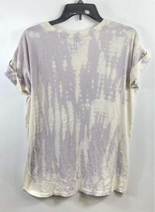 All Saints Women White Printed T Shirt M image number 2