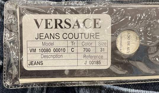 NWT Versace Jeans Couture Dark Wash Jeans Women's Size 31 image number 1