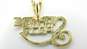 14K Yellow Gold Someone Special Etched Brushed Pendant 0.8g image number 5