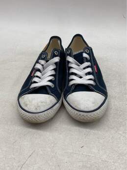 Women's Levis Size 8 Navy Blue & White Sneaker