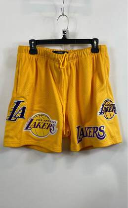 Pro Standard Mens Yellow Los Angles Lakers NBA Basketball Bermuda Shorts Size M