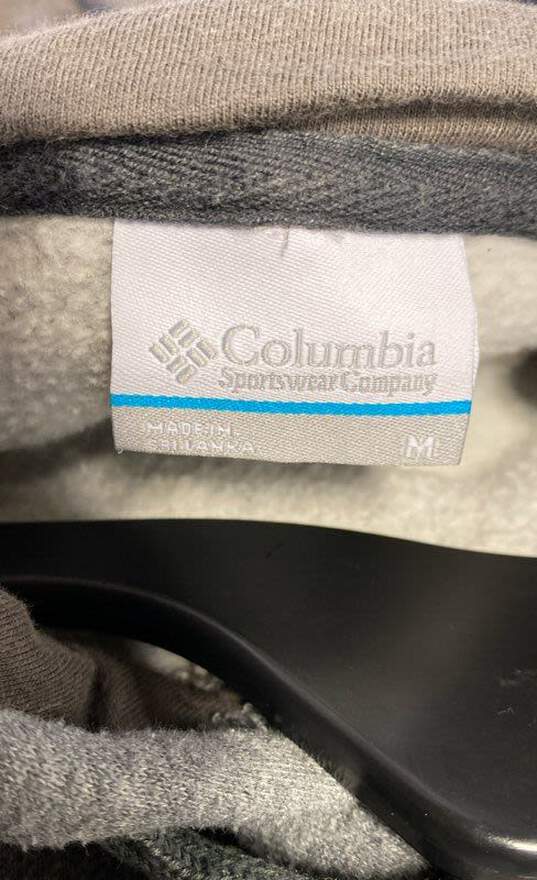 Columbia Mens Gray Long Sleeve Pocket Drawstring Pullover Hoodie Size Medium image number 3