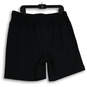 Womens Black Flat Front Elastic Waist Pull-on Athletic Shorts Size X-Large image number 2