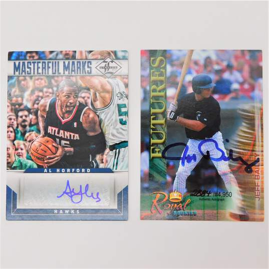 5 Autographed Sports Trading Cards image number 4