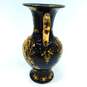 VTG Victorian Limoges Black and Gold Design 12inch Vase Hand Painted image number 3