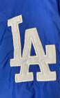 Russell Athletic Mens Blue Reversible Los Angeles Dodgers Jacket Size 3X image number 4