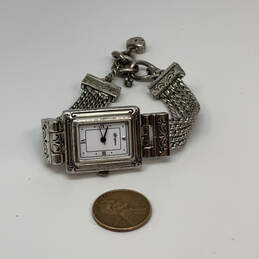 Designer Brighton Tivoli Silver-Tone Chain Toggle Clasp Analog Wristwatch alternative image