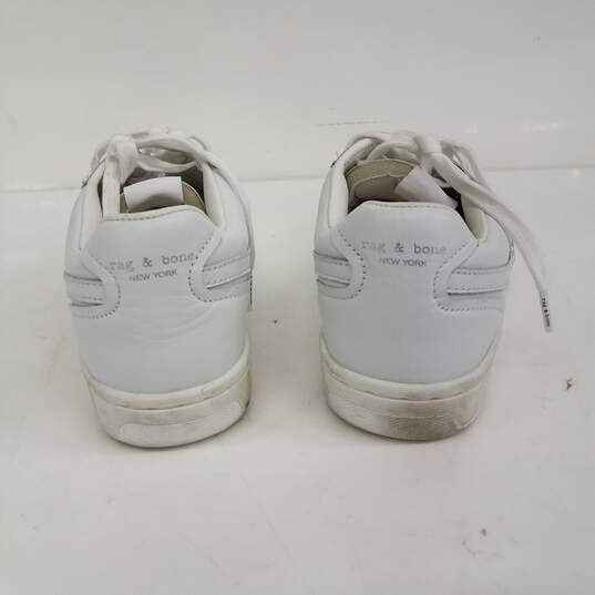 Rag & Bone Ortholite White Leather Sneakers Size 36 image number 4