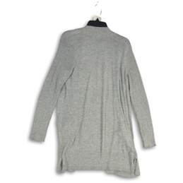 NWT Nine West Womens Gray Long Sleeve Open Front Cardigan Sweater Size PL alternative image