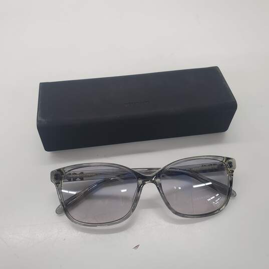 Vera Wang DeeDee Mint/Gray Transparent Square Cat Eye Sunglasses image number 1