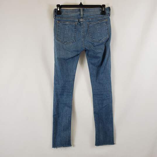 Rag & Bone Women's Blue Skinny Jeans SZ 23 image number 2