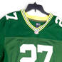 Mens Green NFL Green Bay Packers Eddie Lacy #27 Football Jersey Size 52 image number 3
