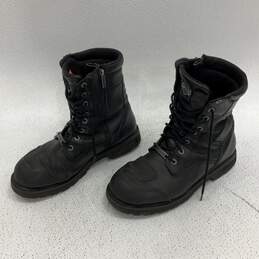 Harley Davidson Mens Motorcycle Boots Richfield D96121 Black Leather Size 13