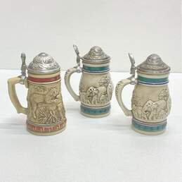 Avon 1990's Miniature Stein Collection Set of 3 Stein/Mug Decorative Barware alternative image